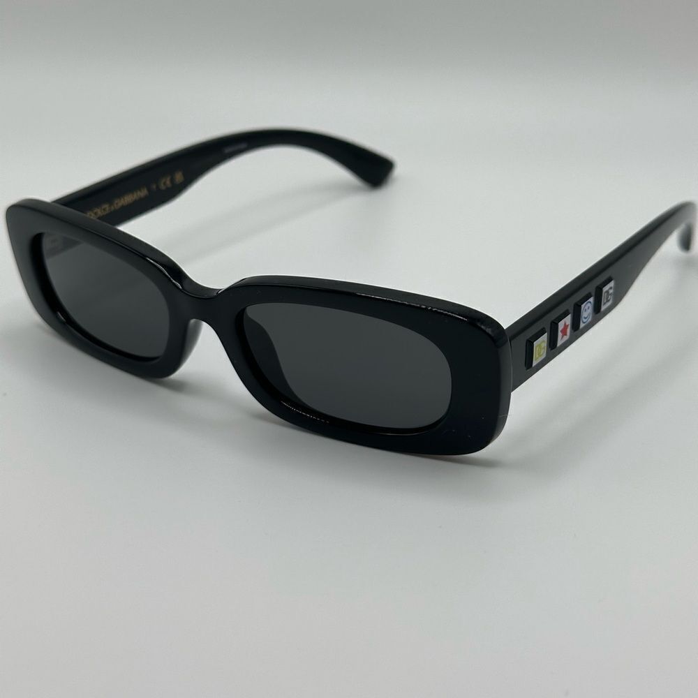NEW DOLCE & GABBANA KIDS Sunglasses DX6006U 501/87 Black Dark Grey